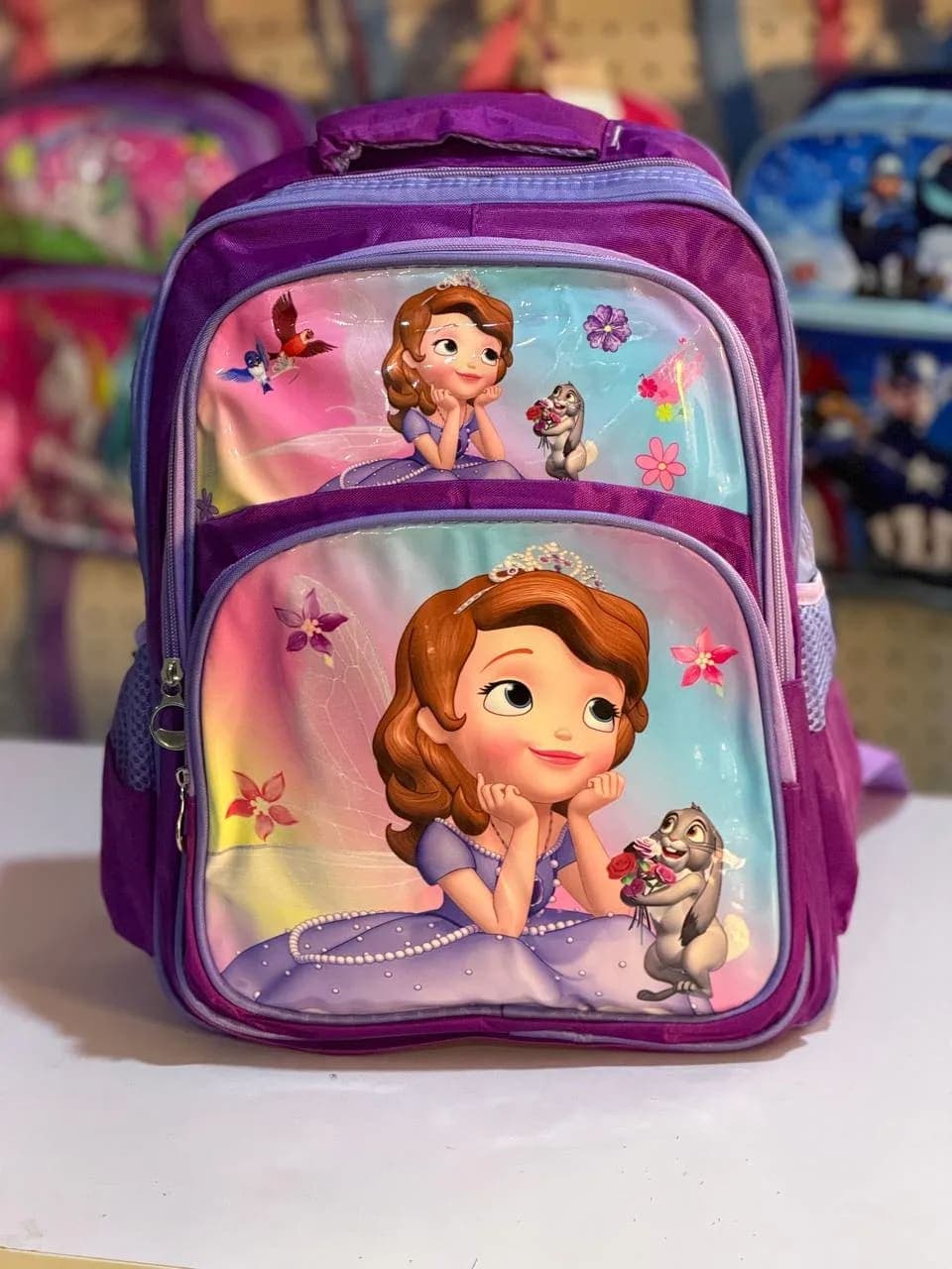 15 INCHES DOUBLE ZIP CHARACTER BAG